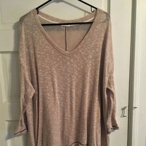 Tan Lace Sweater Dress